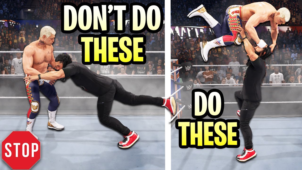 14 важных советов по улучшению игры в WWE 2K24 или любой другой игре 2K
