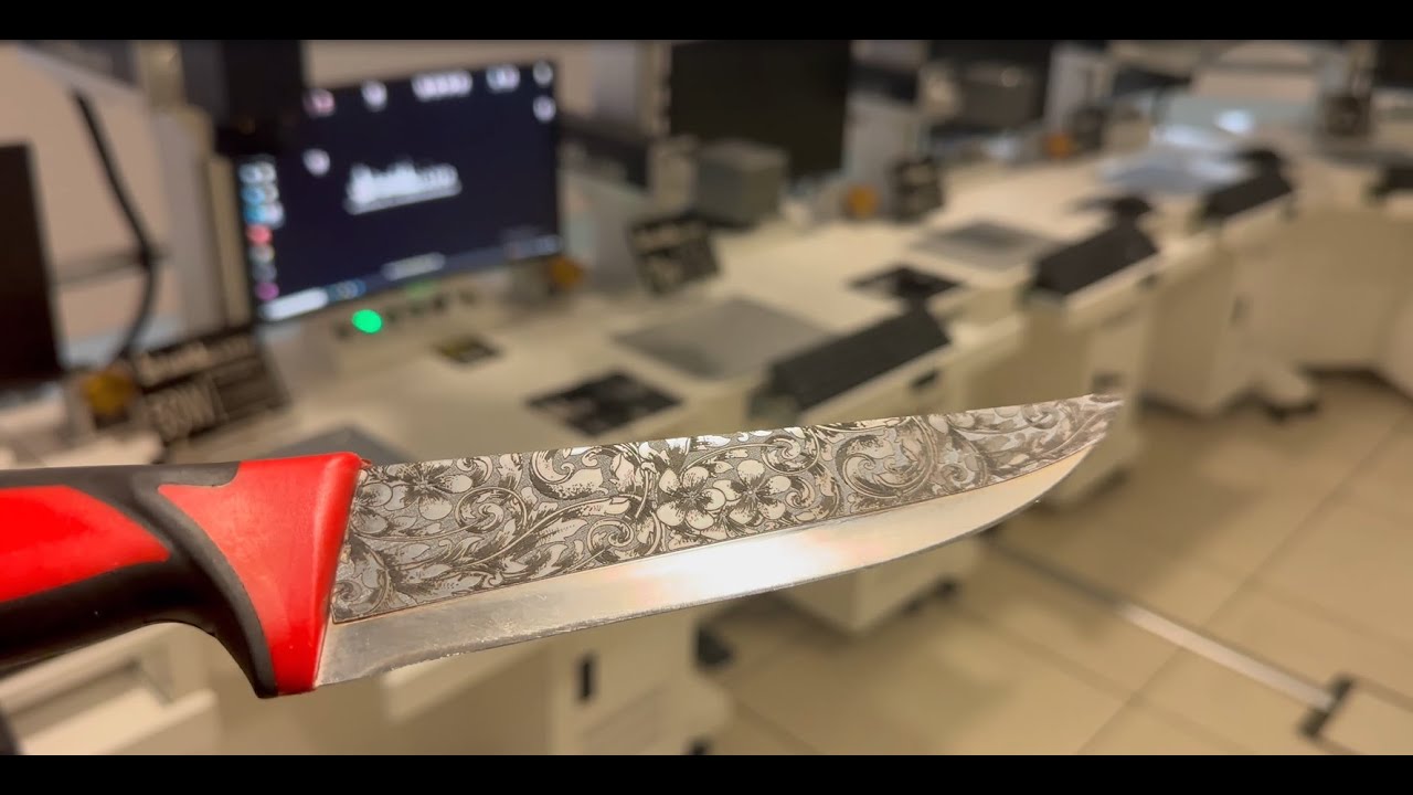 LAZER BIÇAK DESEN KAZIMA - yerli üretim lazer markalama makinaları