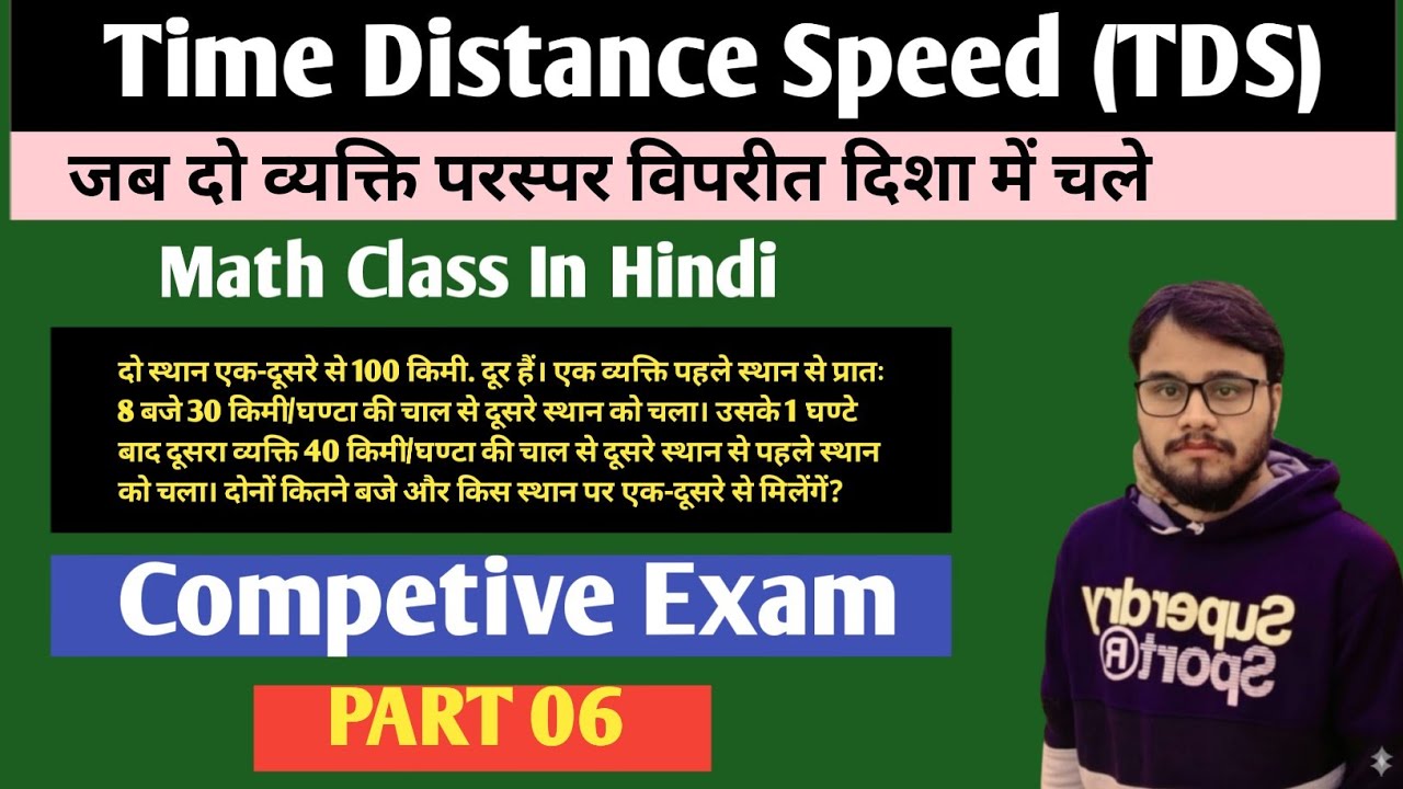 Time Distance Speed (PART 06) typewise सैकिंड़ो में आसान तरीके से सीखें by ss math
