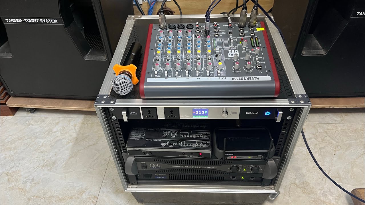 Mixer Allen heath zed10fx hướng dẫn sử dụng cơ bản