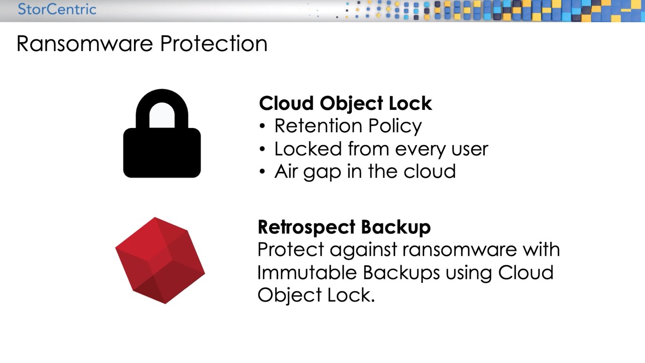 Ransomware Protection with Retrospect Backup's Immutable Backups
