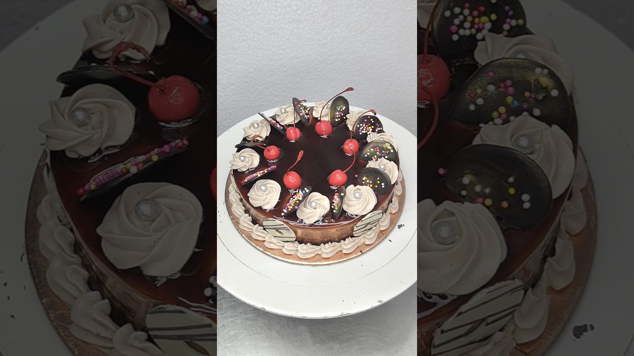 Best 1/2 kg chocolate cake design 