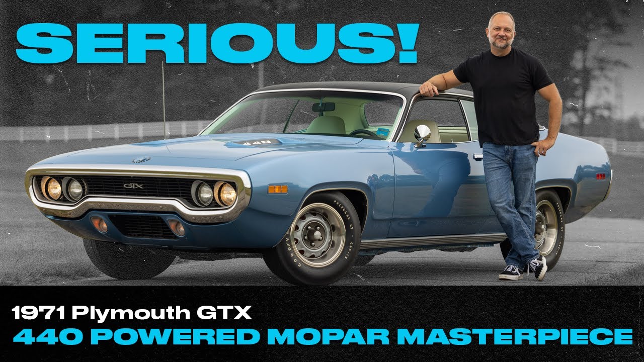 Plymouth GTX 1971 года: шедевр Mopar с двигателем 440 л.с.