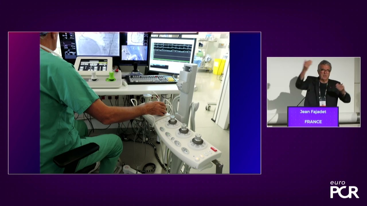 Robotic-assisted intervention: latest clinical insights for complex PCI - EuroPCR 2022