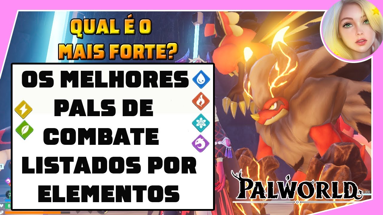 Os melhores PALS DE COMBATE listados por elementos - Palworld