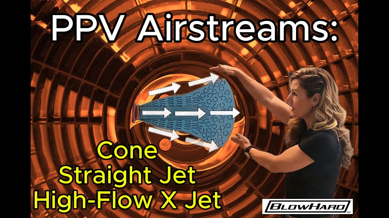 PPV Airstreams: Cones/Jets /High-Flow X Jet