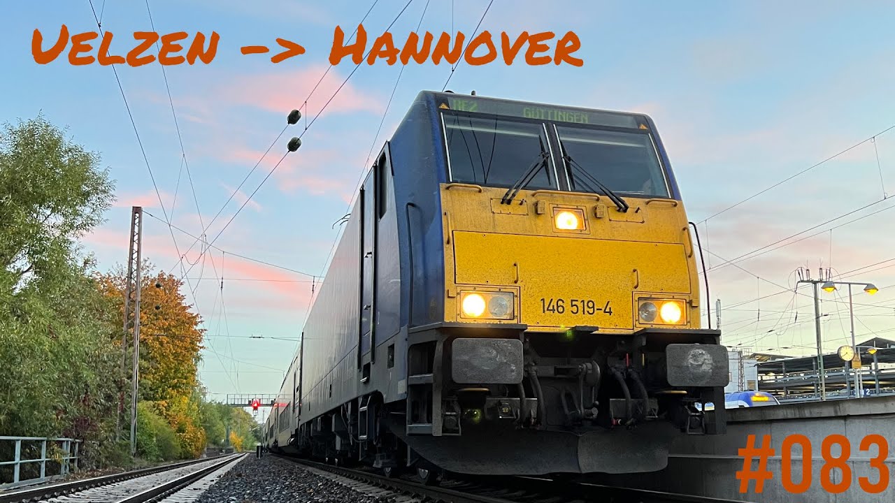 Führerstandsmitfahrt #083 - Im Schnee und Regen nach Hannover