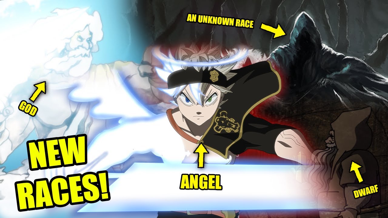 The NEW Races IN Black Clover REVEALED (God, Angel, Dwarves & GIANTS) - The Creation of Black Clover