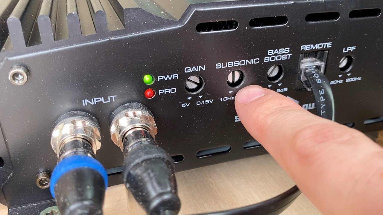 SUBWOOFER CONE CONTROL
