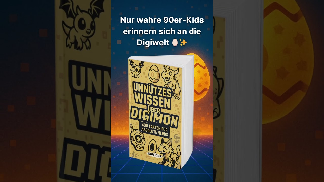📺 Digimon war unsere Kindheit – 400 Fakten voller Nerdwissen warten auf dich 👉 Amazon!