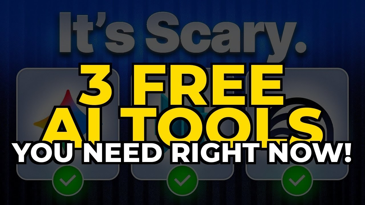 3 Free AI Tools You Need Right Now!
