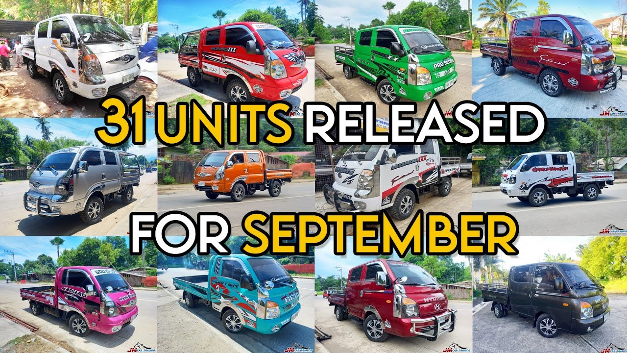 31 UNITS RELEASED FOR SEPTEMBER | KIA AND HYUNDAI