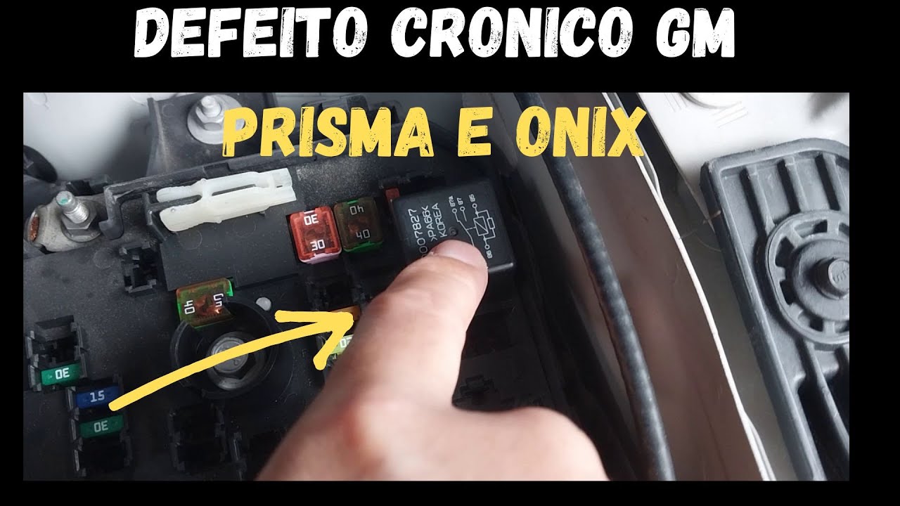como resolver defeito crônico do gm prisma e onix
