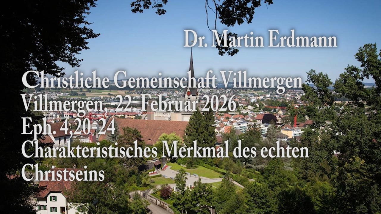 Charakterisches Merkmal des echten Christseins