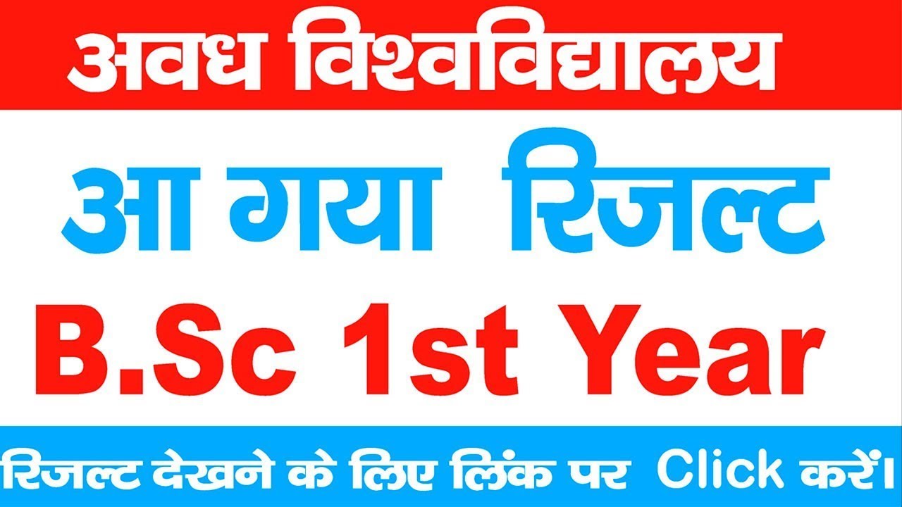 rmlau bsc 1st year result agya | rmlau bsc 1st year result 2020 | how to check bsc 1st year result