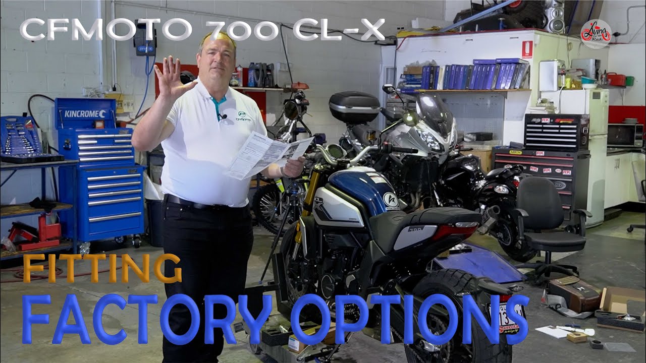 Fitting factory accessories to your CFMOTO CL X 700