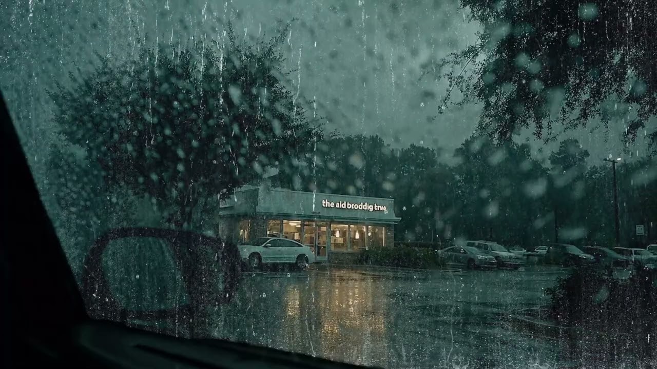 Gentle Heavy Rain on Car Windshield &ndash; Relaxing Sounds for Sleep, Focus & Stress Relief