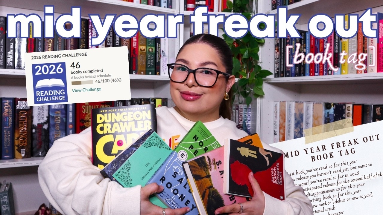 mid-year FREAK OUT book tag 📚 (best books of the year so far, fav new authors, worst books, & more)
