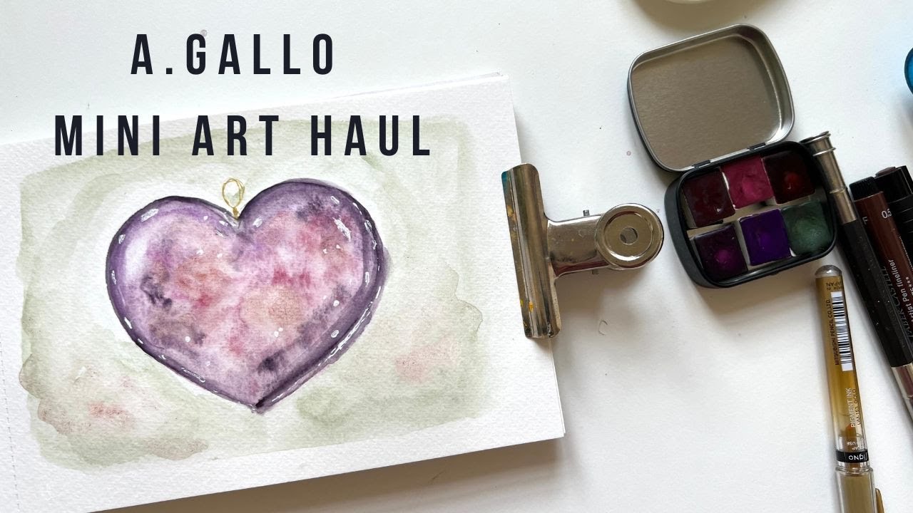 A. Gallo mini art Haul: Ultramarine Pink, Pietra Rosa, Notturno, Green Earth, and more!