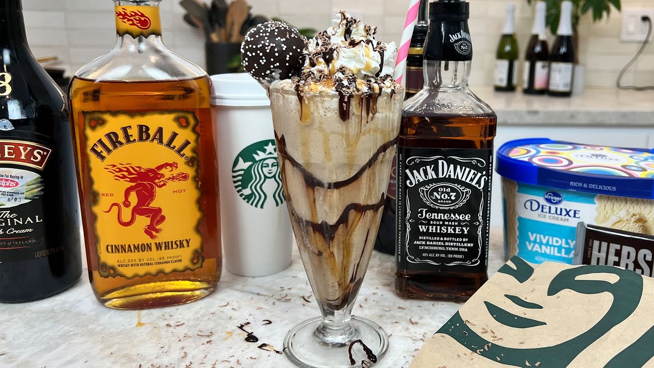 Jack Daniels Starbucks Cake Pop Milkshake