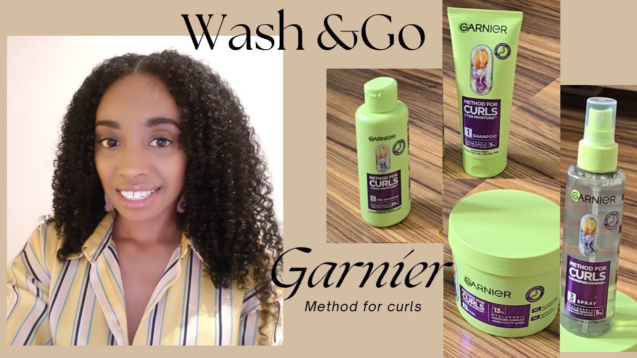 Garnier Method for Curls Review | Wash & Go | Curly Routine 