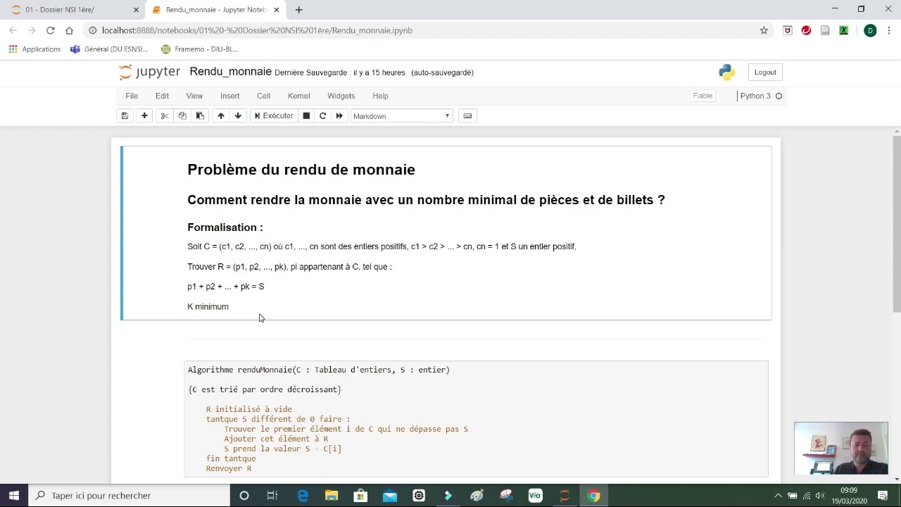 3 - Rendu monnaie