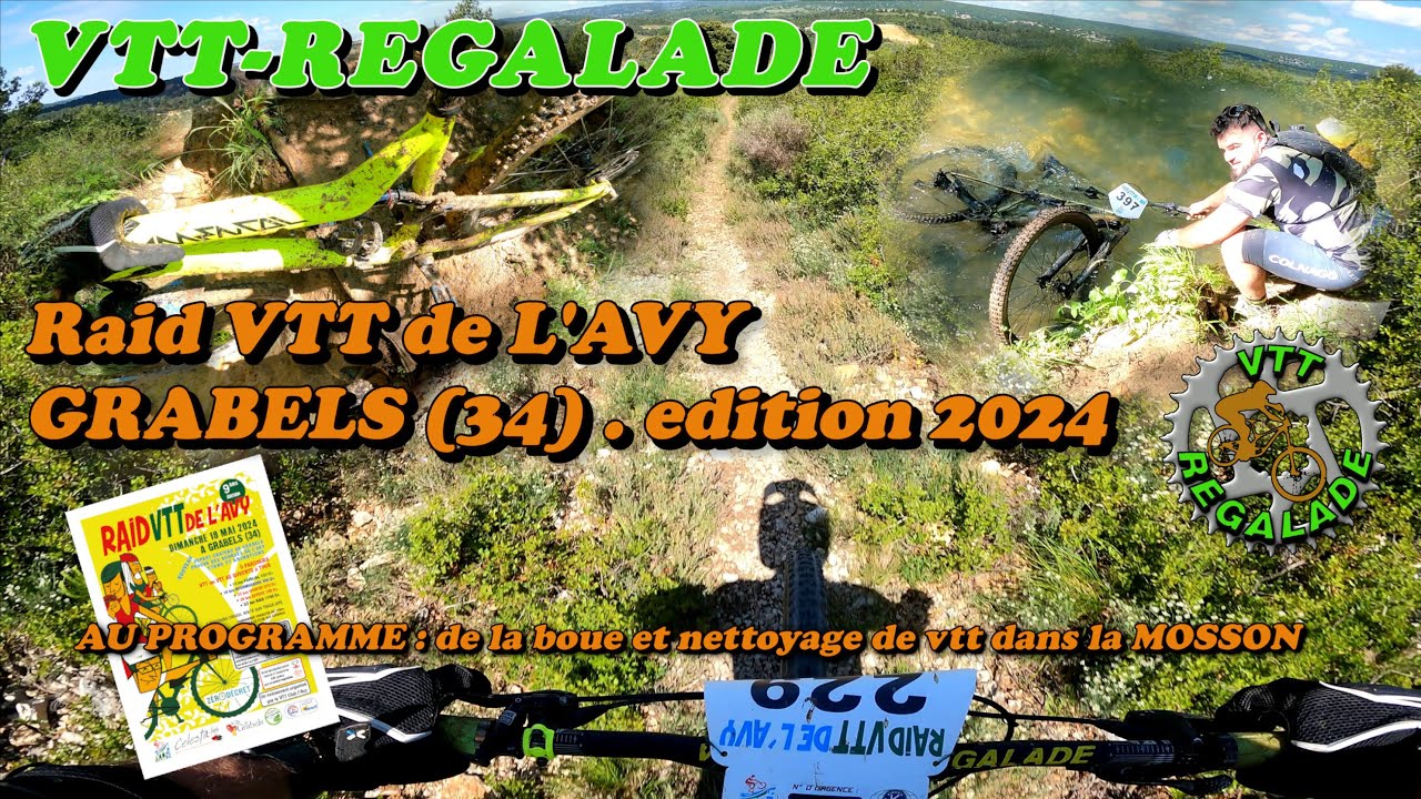 Raid VTT de L'AVY a GRABELS (34) édition 2024 .