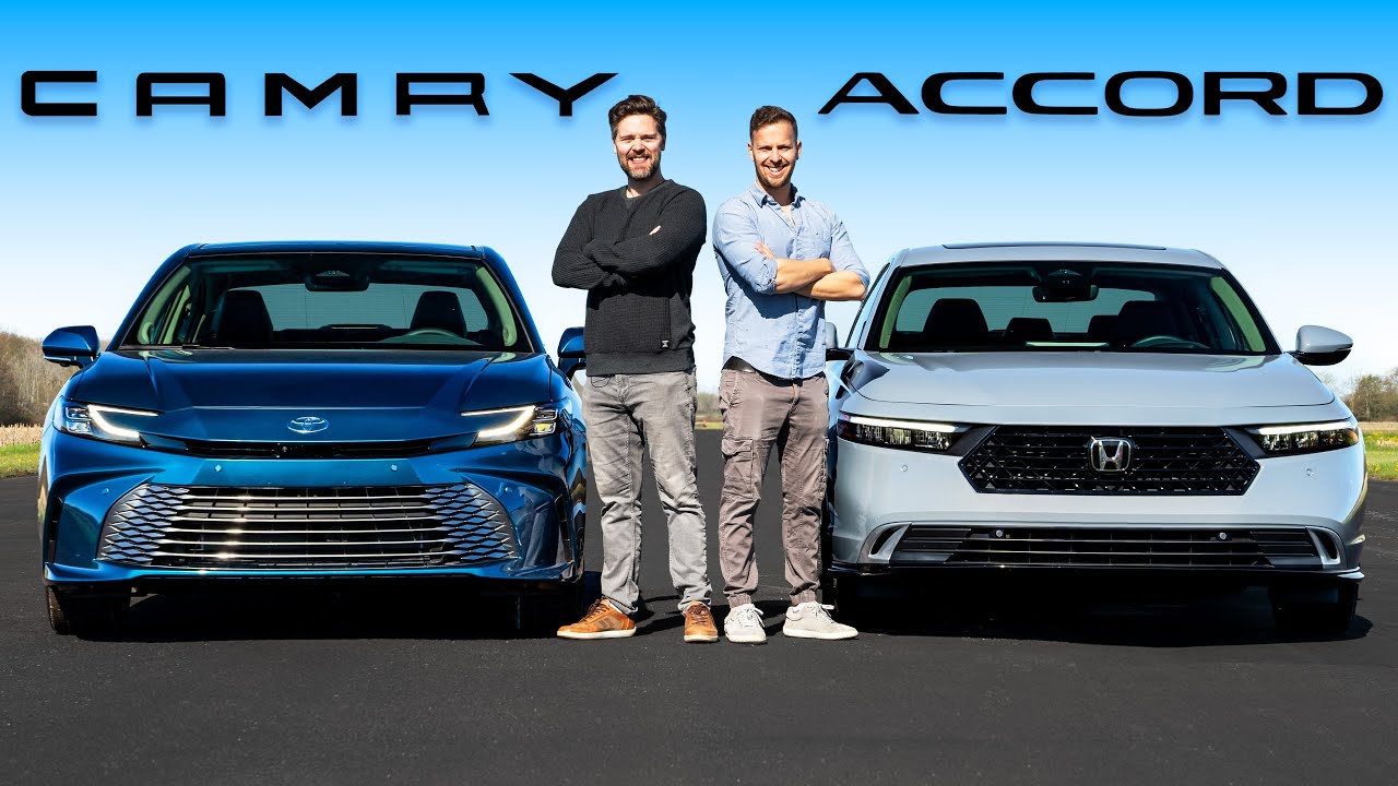 Toyota Camry 2025 против Honda Accord // DRAG & ROLL RACE