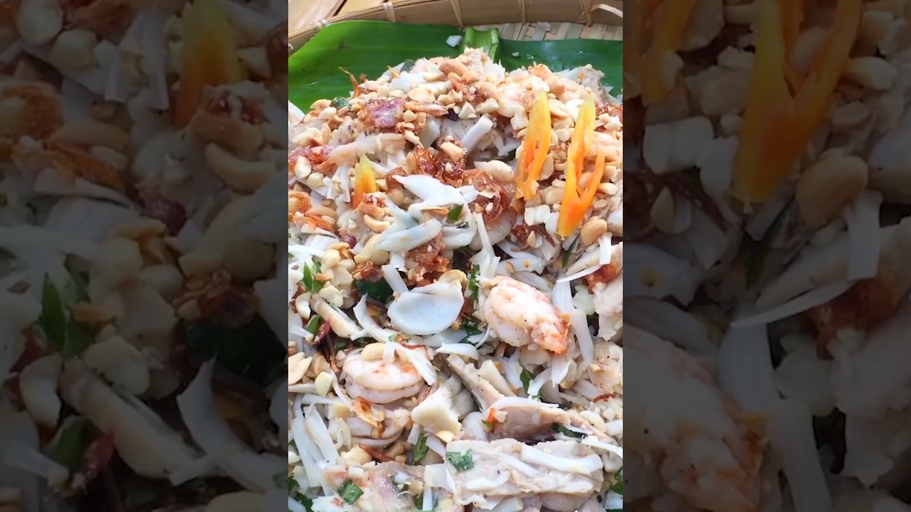 Gỏi m&iacute;t non đặc sản miền Trung #goimitnon #mientrungquetoi #food #cooking #monngondelam #bepcuitv