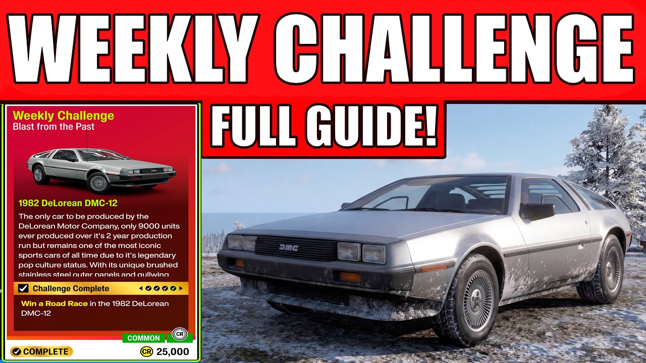 Forza Horizon 6 Weekly Challenge Blast from the Past - Full Guide (Summer Festival Playlist)