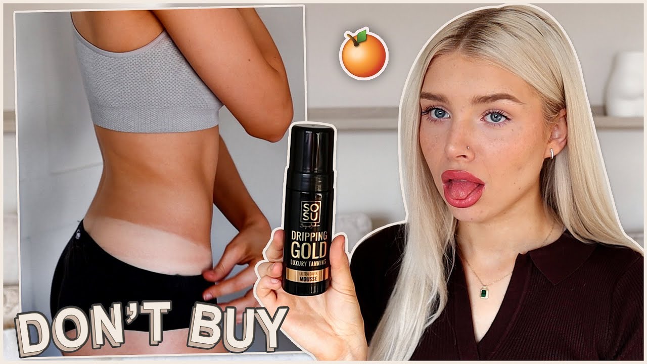 SOSU DRIPPING GOLD ULTRA DARK FAKE TAN REVIEW | DON'T BUY UNTIL YOU WATCH THIS.. honest review