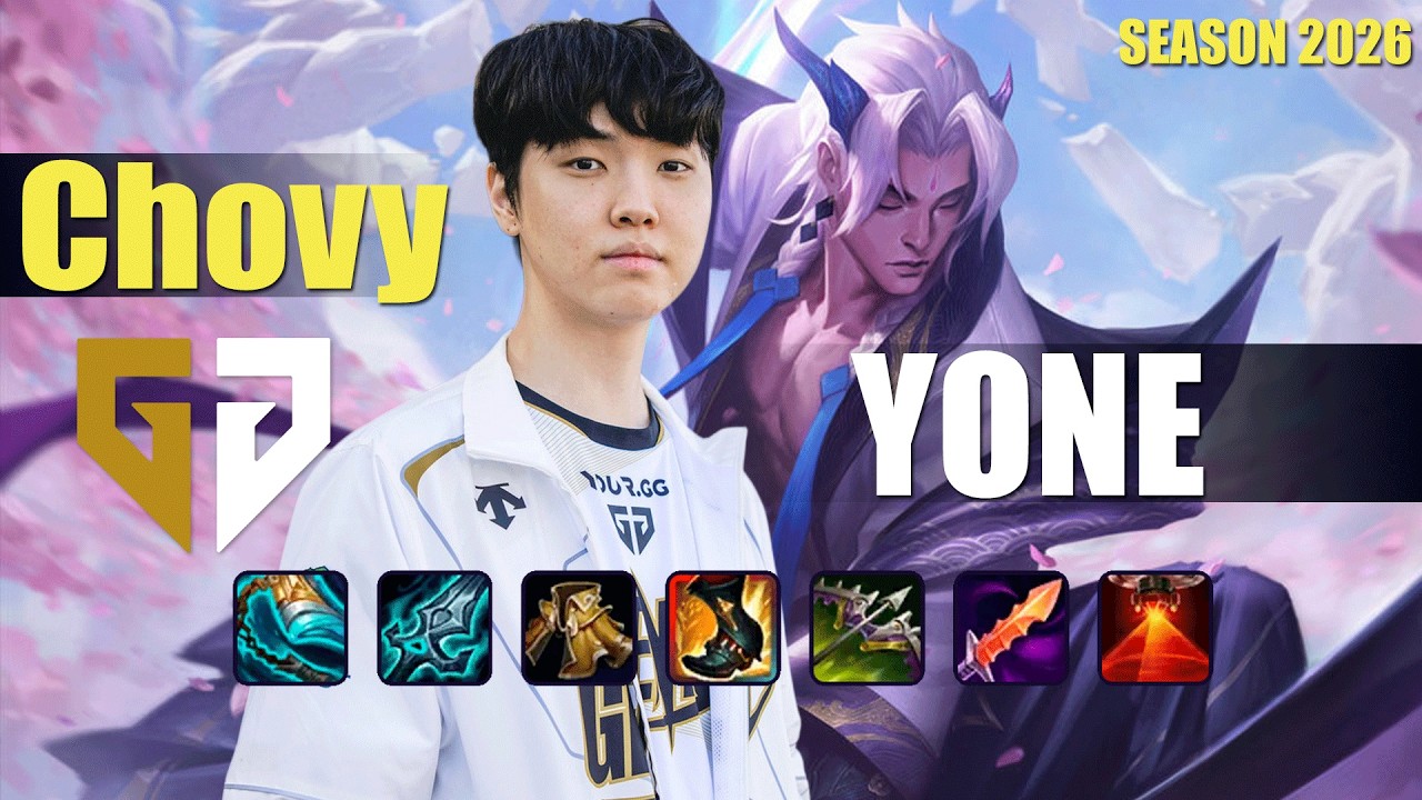 GEN Chovy YONE vs AKALI Mid - Patch 26.11 KR Ranked | lolrec