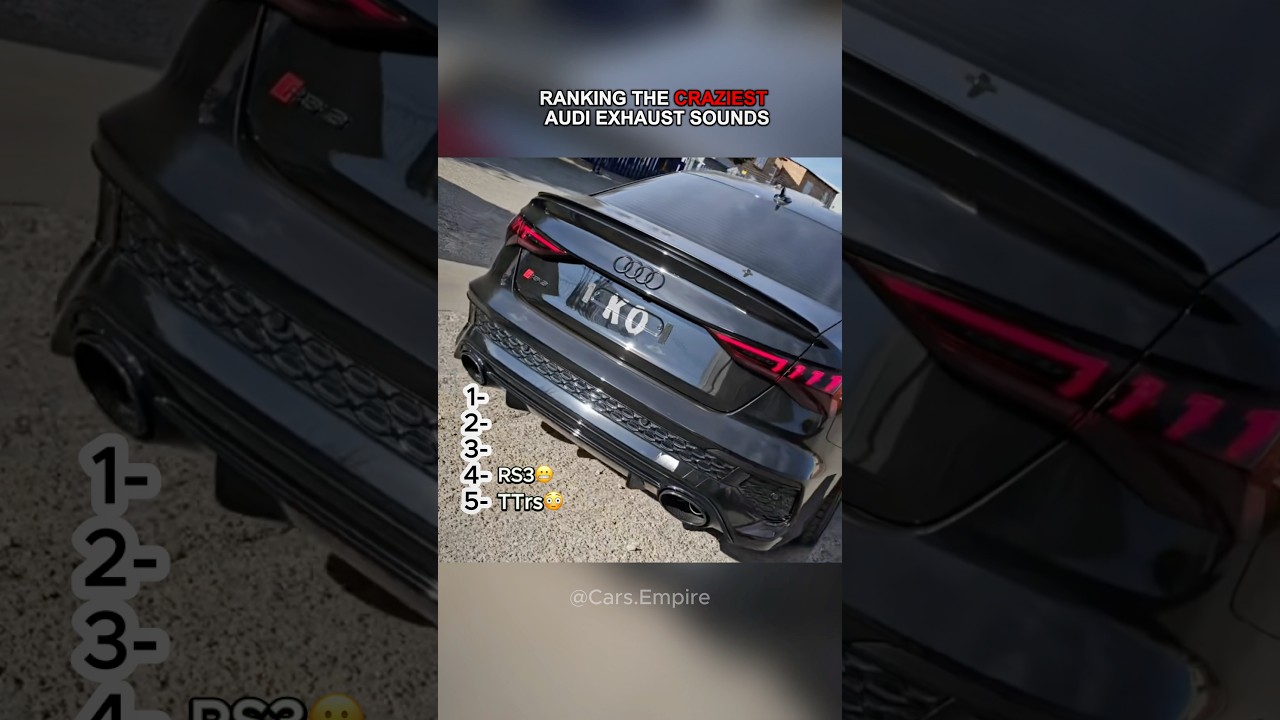 Craziest Audi Sounds 🤯 #audi #cars