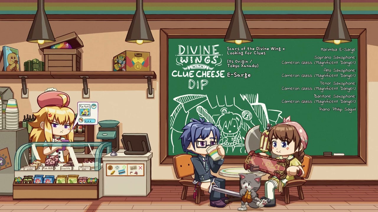 Divine Wings with Clue Cheese Dip (Ys Origin x Tokyo Xanadu) - Falcom Café