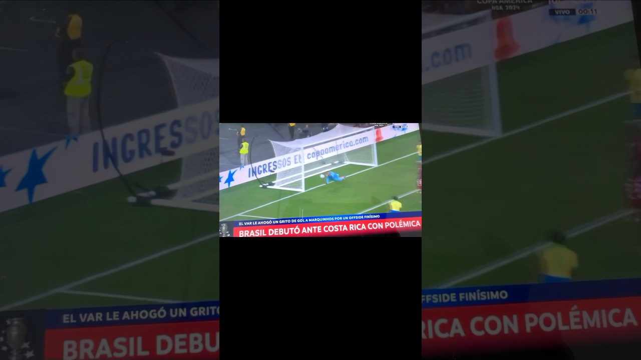 Super save Costa Rica goal keeper Patrick Sequeira - Brazil 0-0 Costa Rica cops America 2024