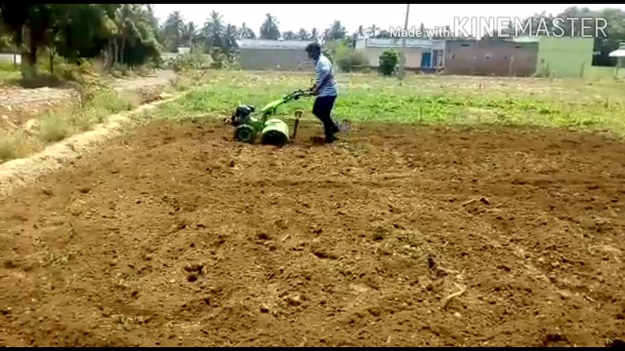Power weeder back rotary 6 hp diesel engine