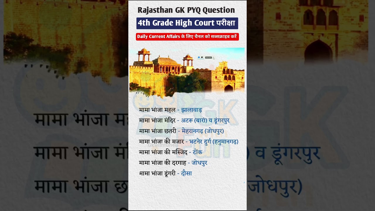 Rajasthan Highcourt bharti 2025/Highcourt D Group Exam Date/Rajasthan 4th grade classes#highcourt#gk
