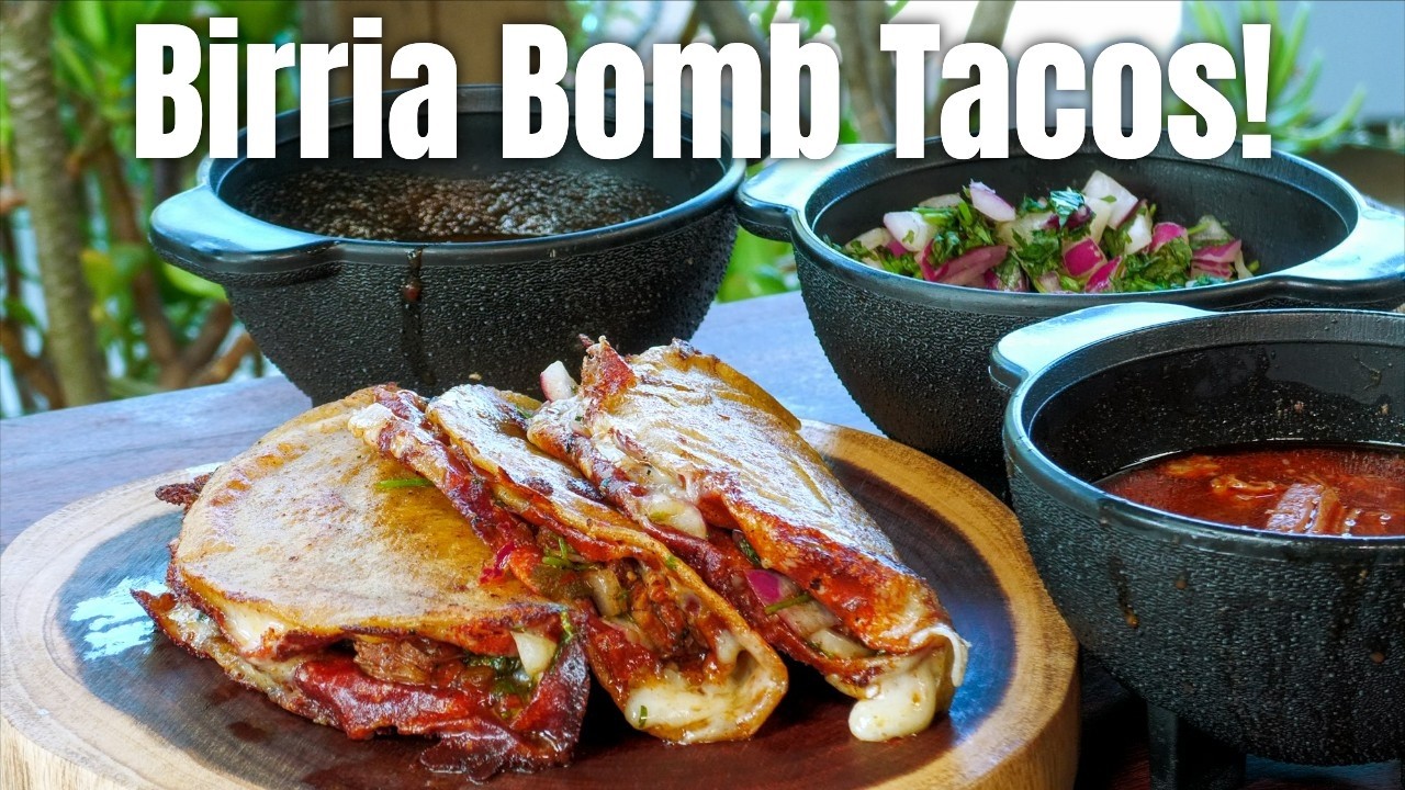 Birria Tacos Made Easy! | Birria Bomb Tacos On Lone Star Grillz, El Patron!