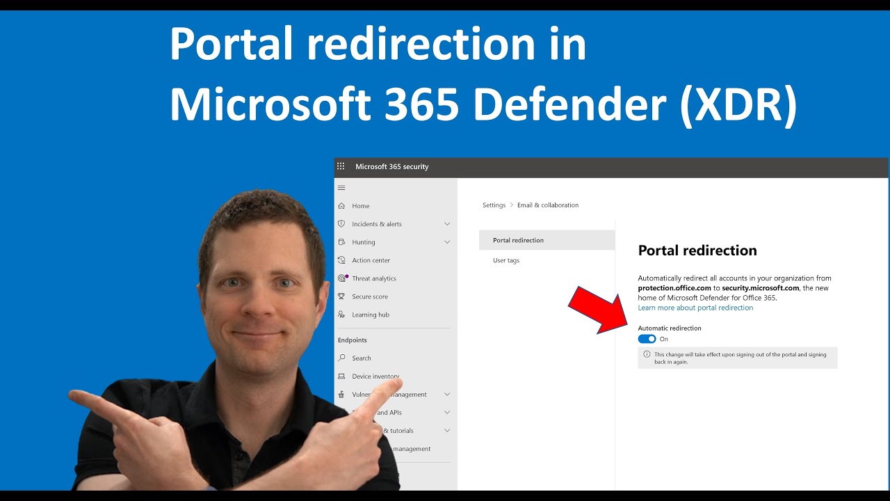 Portal Redirection in Microsoft 365 XDR