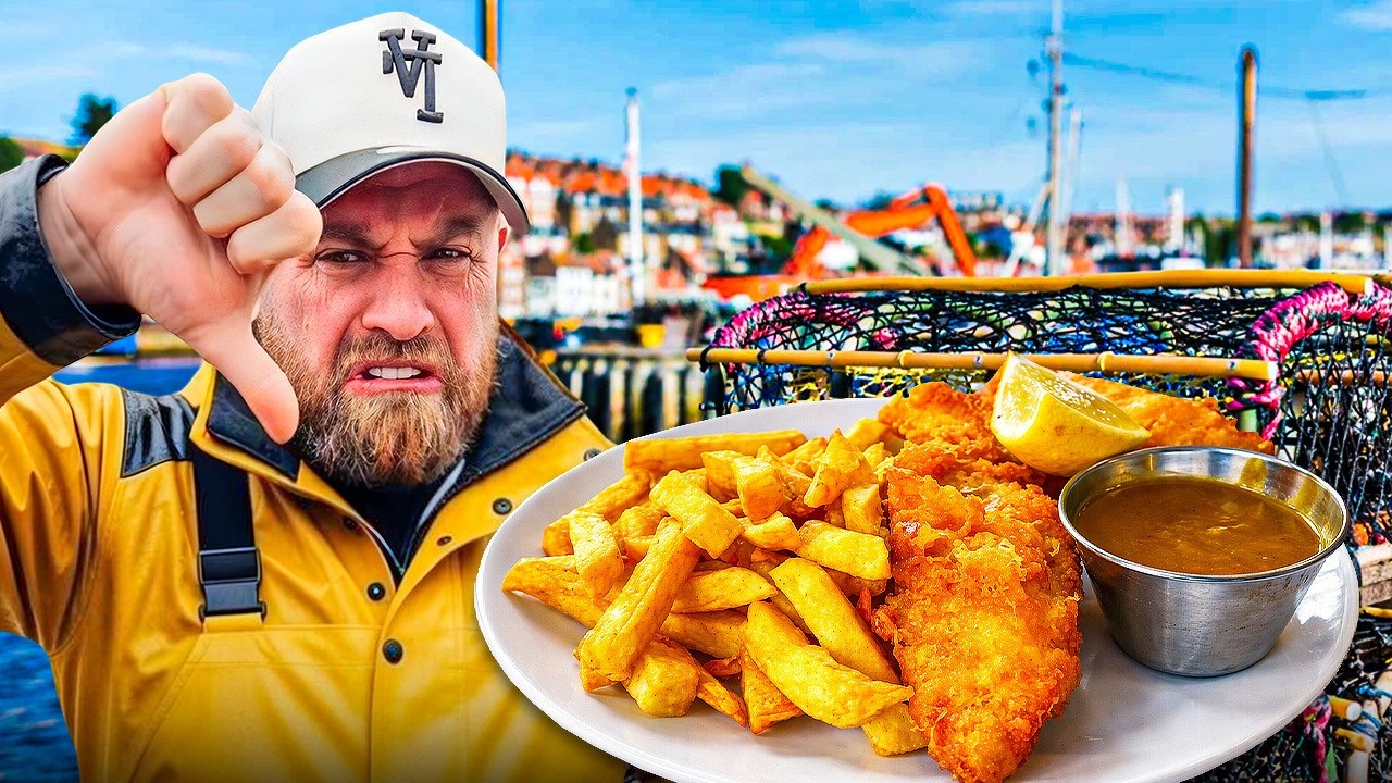 Eating at the TOP 3 Fish & Chip Takeaways In Whitby!