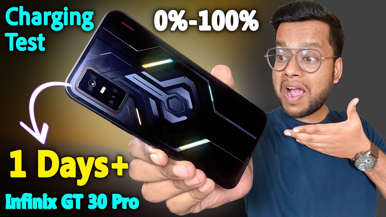 Infinix GT 30 Pro Charging Test | Infinix GT 30 Pro Battery Drain Test