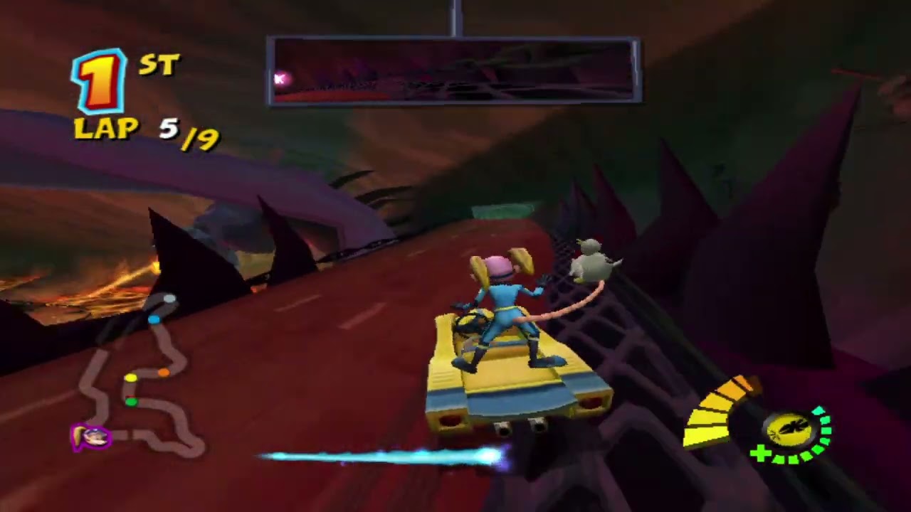 Crash Tag Team Racing Evilocity 9 Laps Pasadena