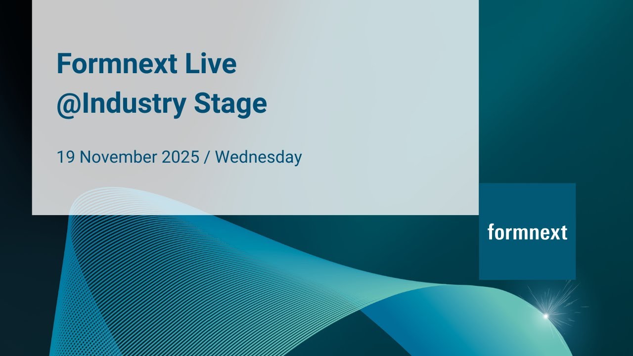 Formnext streAM - Industry Stage second day / Wednesday