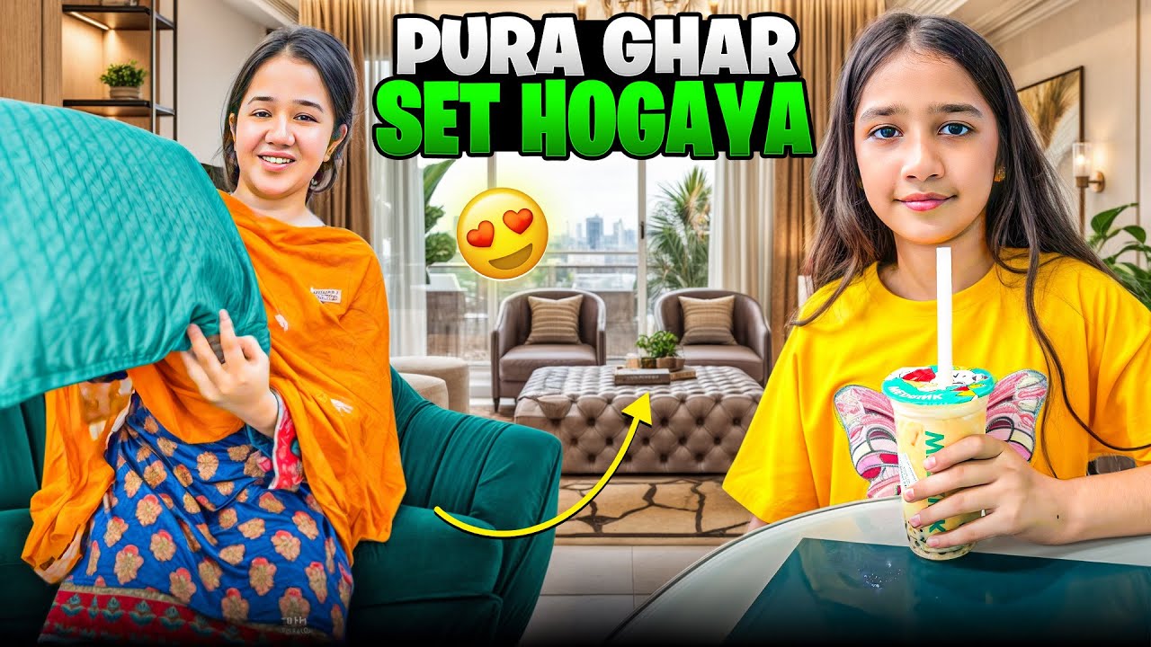 Finally pura ghar set hogya | bachon ka weekend | Sitara yaseen vlog 