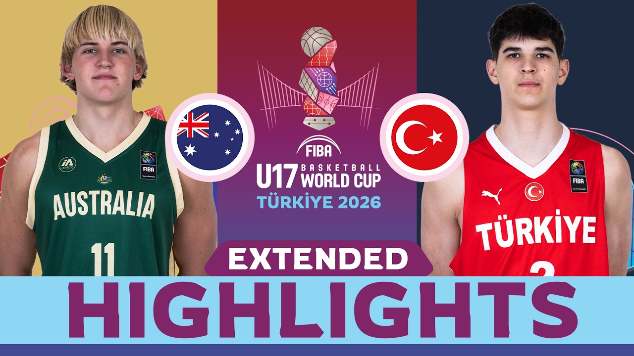 Australia 🇦🇺 vs Turkiye 🇹🇷 | 3RD PLACE EXTENDED HIGHLIGHTS | FIBA U17 Basketball World Cup 2026