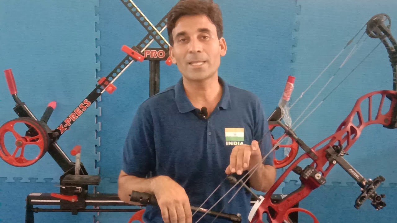 compound bow knocking point and  D-loop