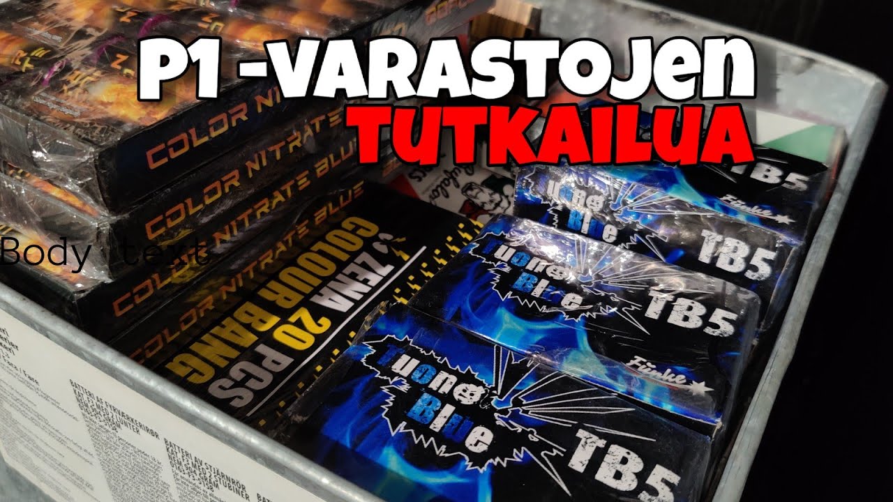 P1 -varastojen tutkailua