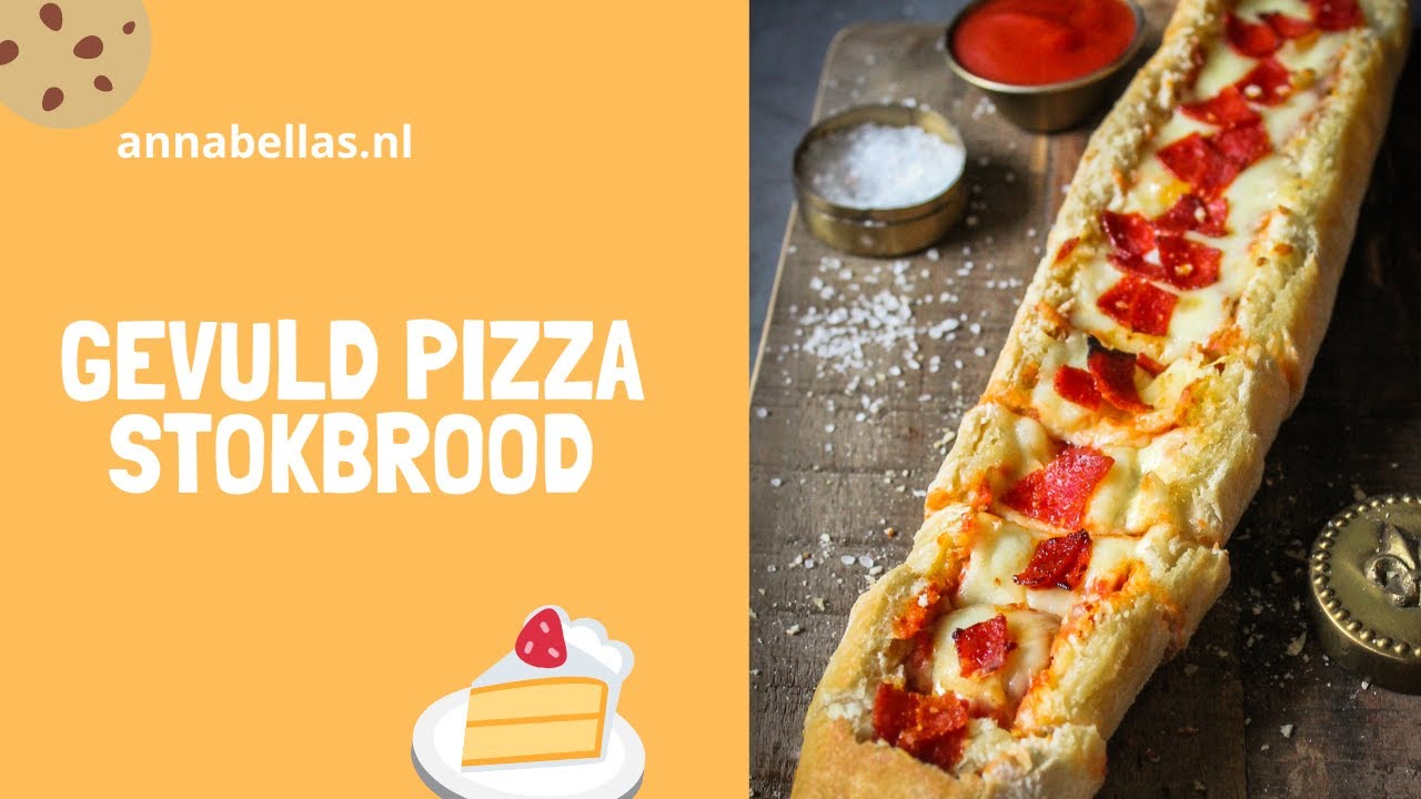 Gevuld pizza stokbrood