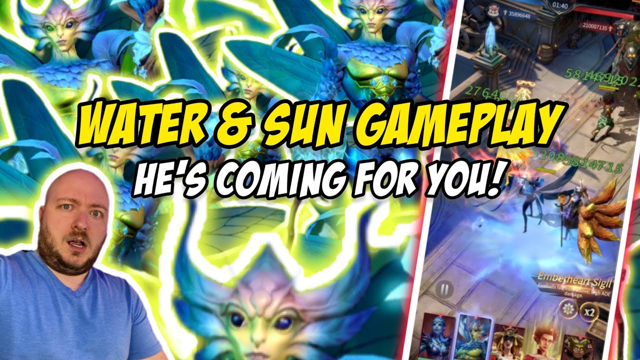 ТЕСТИРОВАНИЕ ИГРЫ WATER & SUN | Арена, VoC, Завоевание гильдий, Экспедиция, Рейдовые боссы