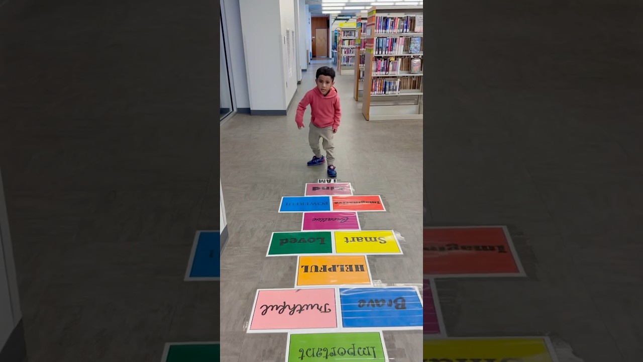 Let&rsquo;s Play Hopscotch Game! #hopscotch #games #shorts